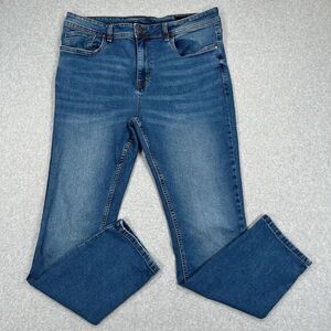 The Perfect Jean NYC Jeans Mens 36 x 32 (36x31) Slim Thick Medium‎ Stretch Denim